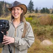 Sarah Nalley, a PhD student in CU Denver’s Integrative Biology program, studies how wildfires impact dragonflies.