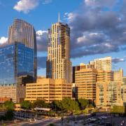 Downtown Denver at Sunset