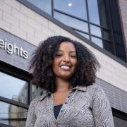 Alum Abigale Yilma, who found a research opportunity through her supervisor.