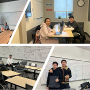 collage of photos of students participating in the contest