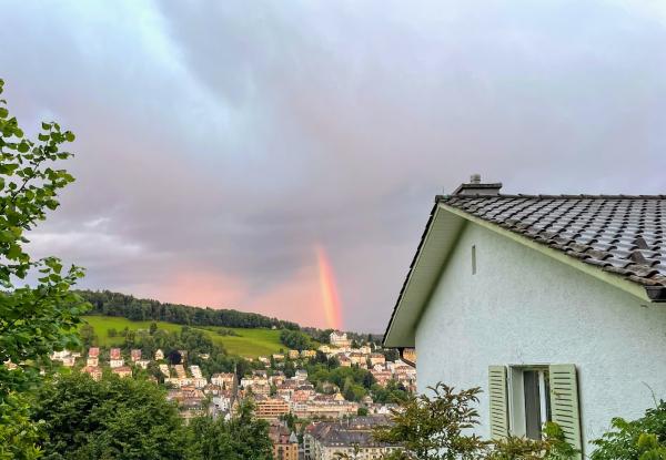 Rainbow over Switzerland