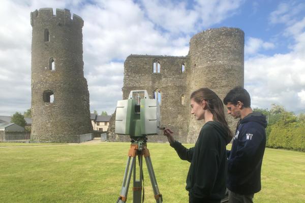 Laser Scanning Ferns Castle, Ireland