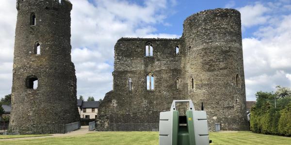 3D laser scanning Ferns Castle, Ireland