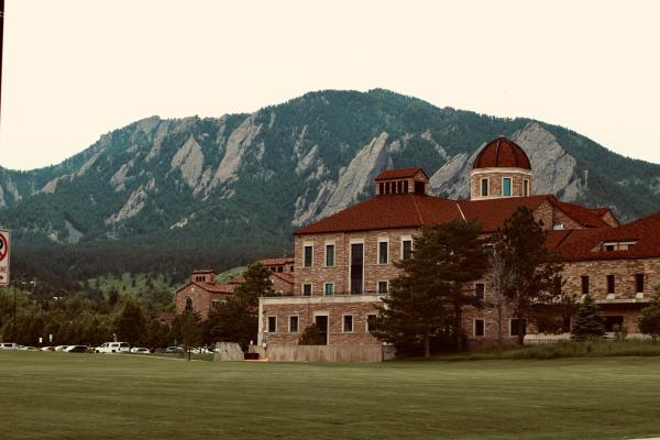 Exterior of building at University of Colorado Boulder campus
