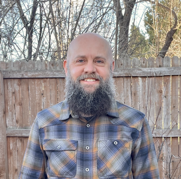 Mike Berry, chair, smiling