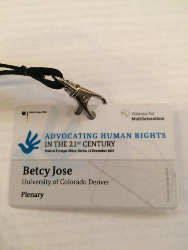 Betcy Jose April 2020 Updates Political Science Cu Denver College