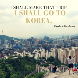 I Shall Make the Trip I shall Go to Korea Quote Picture