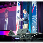 A speaker at the Western Conservative Summit - Photo by Jake Garlick