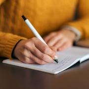 Writing in a journal