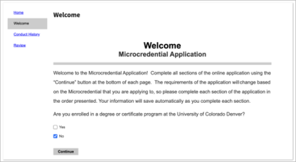 Screenshot of Instructions part  3