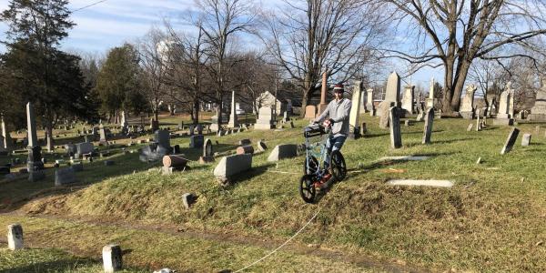 GPR survey at Liverpool Cemetery, NY