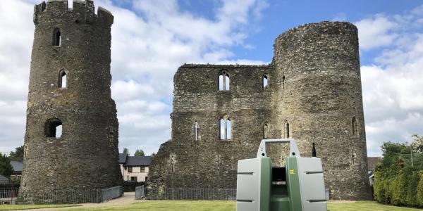 3D laser scanning Ferns Castle