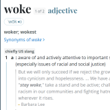 Woke definition 