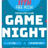 Sociology Club Game Night 