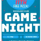 Sociology Club Game Night 