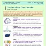 SOCY Club Calendar