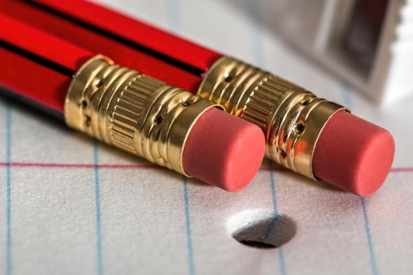 image of pencil erasers